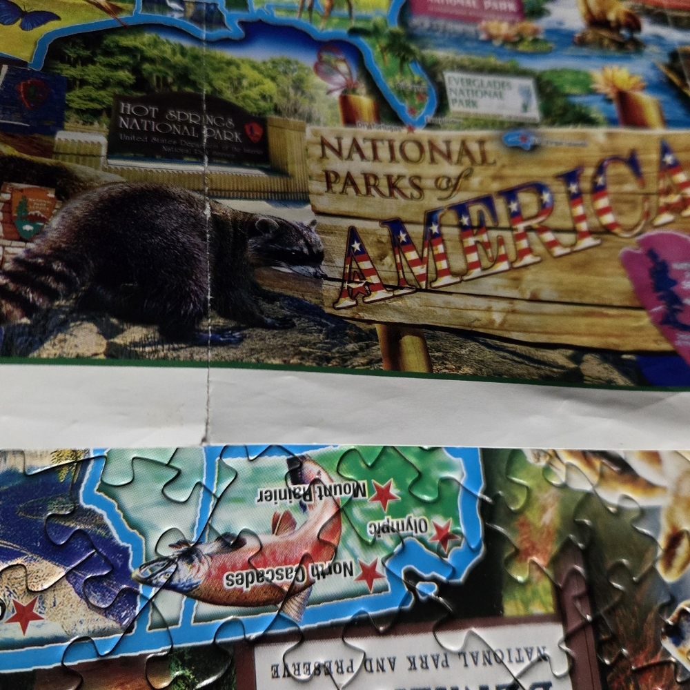 Master Pieces National Parks Of America 1000 Piece Jigsaw Puzzle GUC - Picture 5 of 8